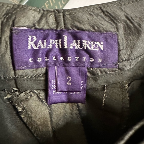 Ralph Lauren Purple Label Silk Pants.  Size 2 - Picture 8 of 10